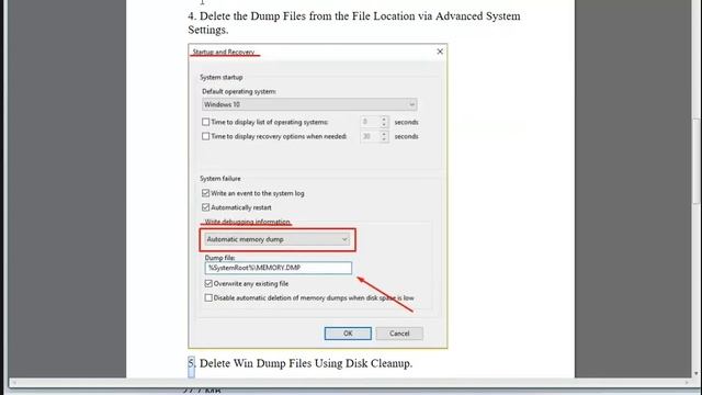 Delete System Error Memory Dump Files in Windows 11/10 смотреть онлайн