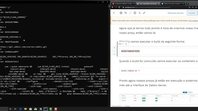 11 - Multiplos Proxys Zabbix com Dccker e Docker Compose смотреть онлайн