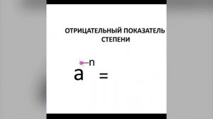 Что делать, если в степени стоит минус?🙈