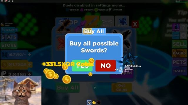 Buying The Max Rank Samurai Legend + New Triple Shurikens In Roblox Ninja Legends смотреть онлайн