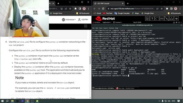 LAB 8.5 - Container Orchestration with Kubernetes and OpenShift смотреть онлайн