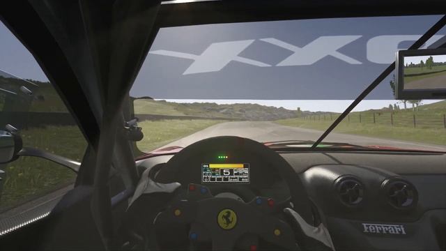 Assetto Corsa Ferrari 599 EVO at Highlands Pratica Thrustmaster T 150 смотреть онлайн