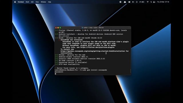 Install Cocoapods on Mac OS (M1 Chip) смотреть онлайн