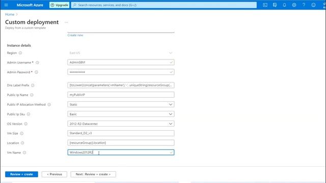 How To Deploy Azure Virtual Machines With an ARM Template I Template Deployment I Custom Deployment смотреть онлайн