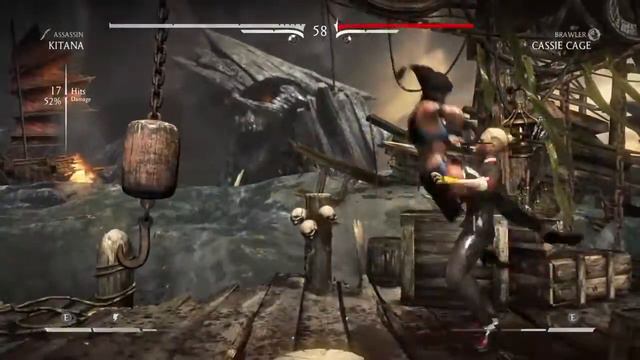 Mortal Kombat XL Kitana vs. Undercover Cassie Cage смотреть онлайн