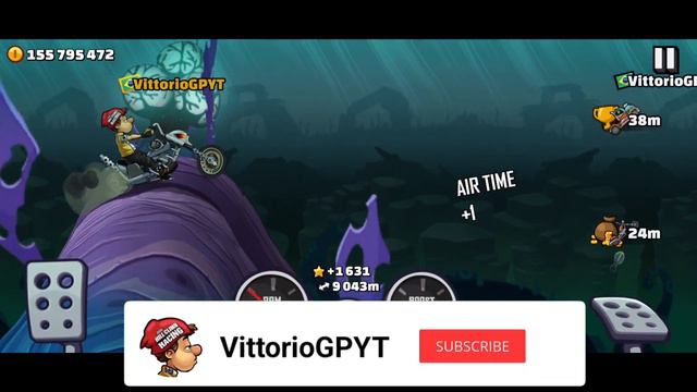 Hill Climb Racing 2 - 10km in Reef with Tank | Chopper | Monster Truck Gameplay смотреть онлайн