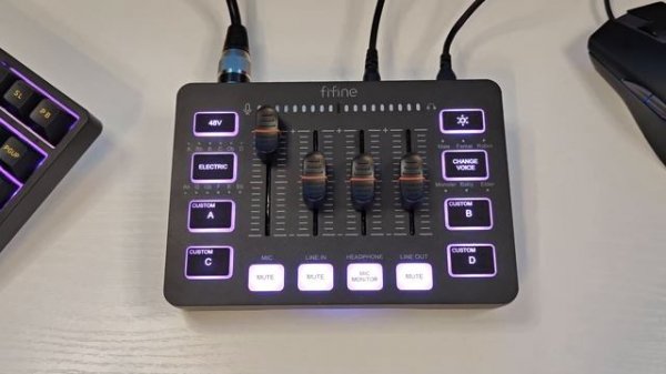 fifine AMPLIGAME SC3 gaming mixer вместо звуковой карты