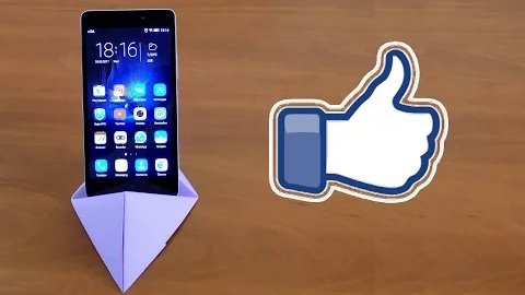 Оригами подставка под смартфон из бумаги - подставка под телефон своими руками смотреть онлайн