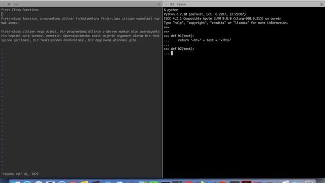 Python 203 - First Class Functions, Türkçe смотреть онлайн