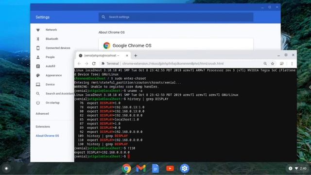 Exploring Chromebook Developer Mode with crouton by installing Ubuntu Linux Xfce desktop смотреть онлайн