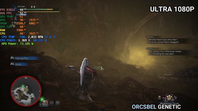 Monster Hunter World - Ryzen 3 3200G GTX 1650 SUPER & 16GB RAM Benchmark Gameplay