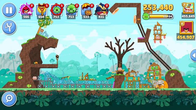 Angry Birds Friends Level 5 Tournament 1149 three stars NO POWER-UP walkthrough 2022-10-20 смотреть онлайн