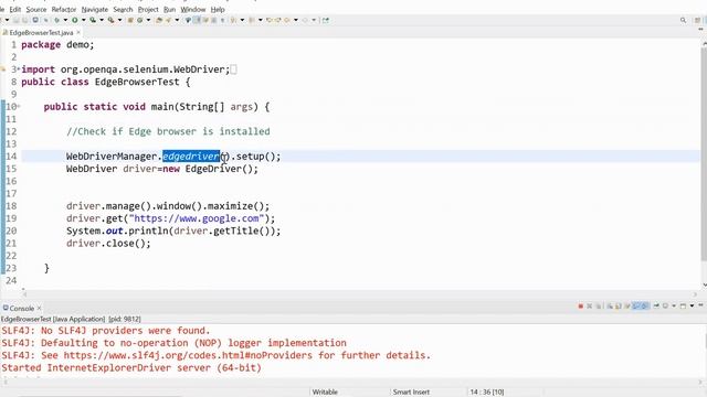 Launch IE Browser using Selenium | Selenium Java смотреть онлайн