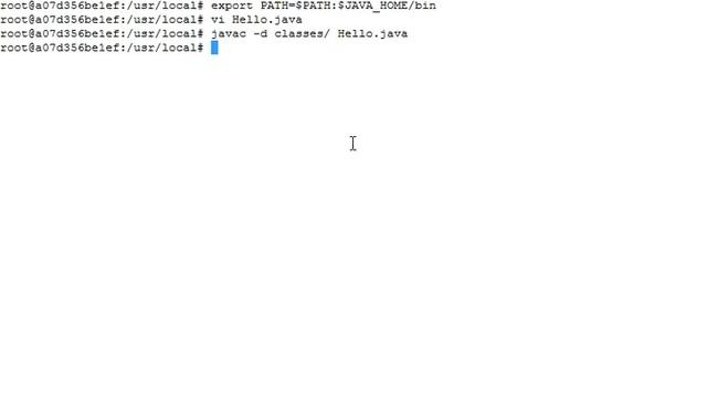 Compile Java File Using Command Prompt in Unix смотреть онлайн