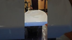 Реставрация керамической раковины (1)