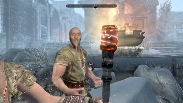 Skyrim: Nils dies a little смотреть онлайн