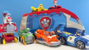 Щенячий патруль. Автостанция. Распаковка игрушек