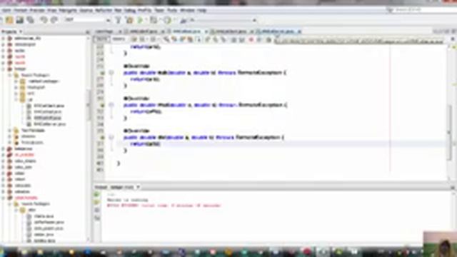 Calculator Client Server menggunakan RMI смотреть онлайн