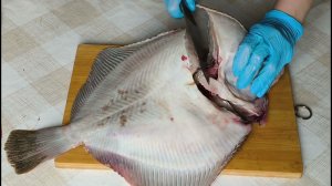 Разделываем камбалу