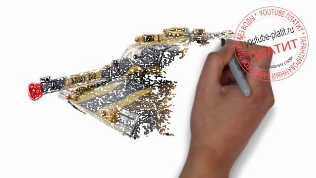 Нарисованные карандашом танки Как нарисовать русский танк за 39 секунд смотреть онлайн
