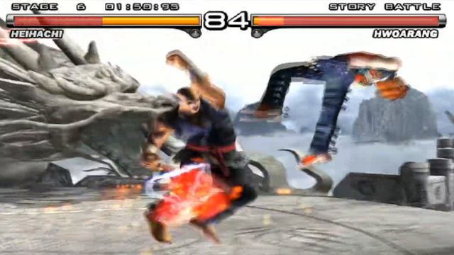 #742 Tekken 5 (PS2) Hidden Characters (1/11): Heihachi playthrough. смотреть онлайн