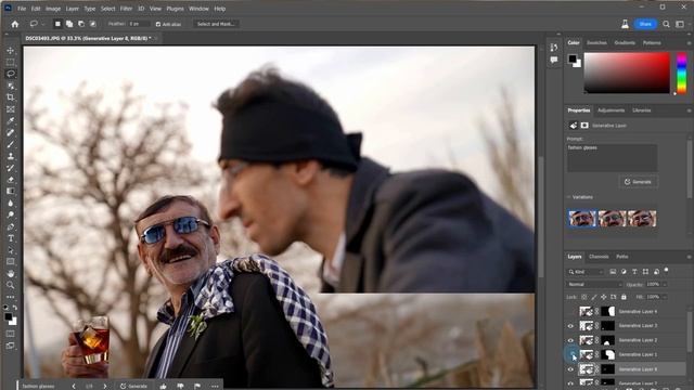 آ| آموزش استفاده از هوش مصنوعی درفتوشاپ بتاAdobe Photoshop (beta) X Adobe Firefly