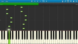 Сектор Газа - Частушки (на пианино Synthesia)