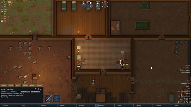 RimWorld (Permadeath) Дикари "Мечтатели" - 9 - Контратака Белками смотреть онлайн