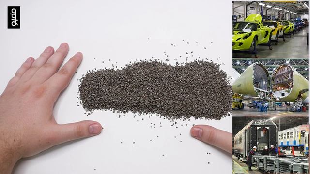 Полный обзор на ДСКУ 1,4мм (дробь стальную колотую улучшенную). Материал для пескоструйных работ. смотреть онлайн