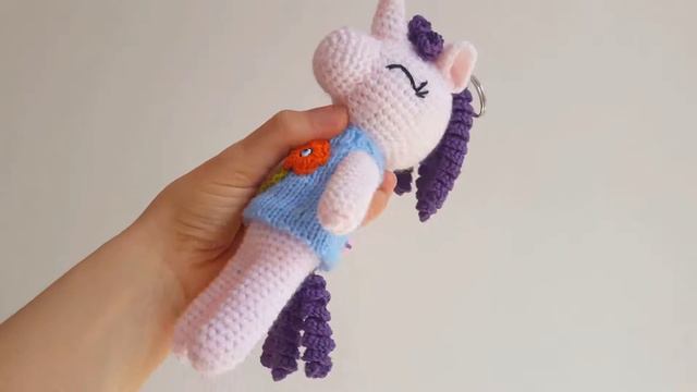 Unicorn crochet pony knitting единорог крючком пони вязаная смотреть онлайн