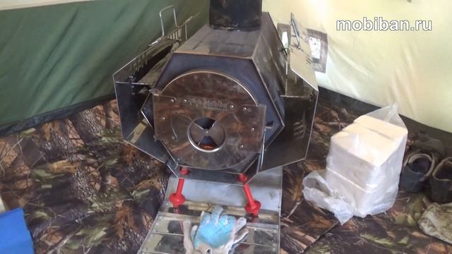 Печь МегаСогра. Тест при нуле градусах по Цельсию смотреть онлайн