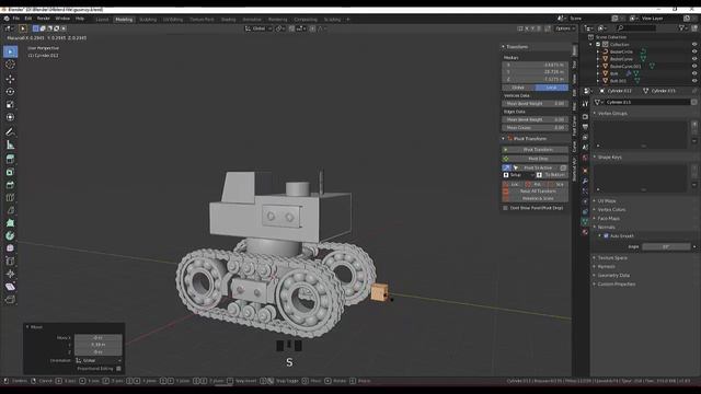 62. Blendnder Hardsurface. Экскаватор (часть5) смотреть онлайн