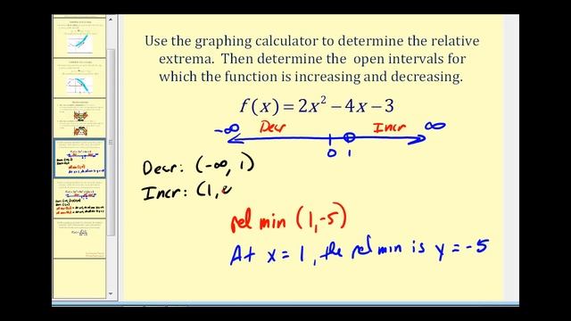 Determine Where a Function is Increasing and Decreasing смотреть онлайн
