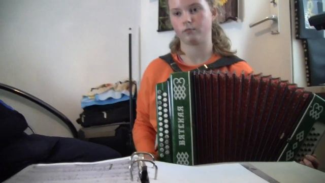 Музыкальные уроки : " Верила - верила" песня на гармони смотреть онлайн