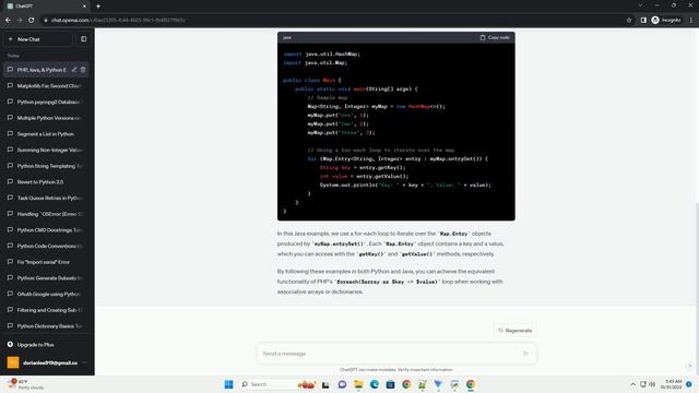 java and python equivalent of php s foreach array as key value смотреть онлайн