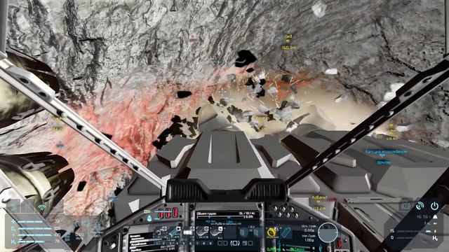 Space Engineers | Часть 5 - Улучшения и финал строительства бура. Прохождение 2023-24 на русском смотреть онлайн