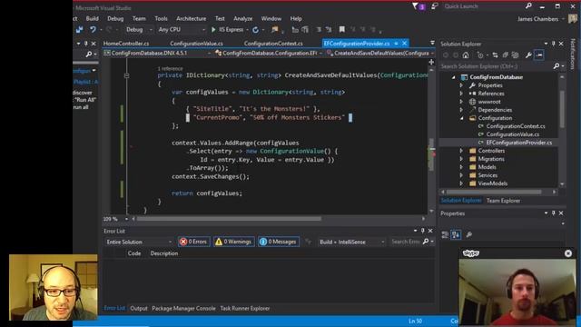 ASP.NET Monsters #10 - Loading Settings From a Database in ASP.NET Core смотреть онлайн