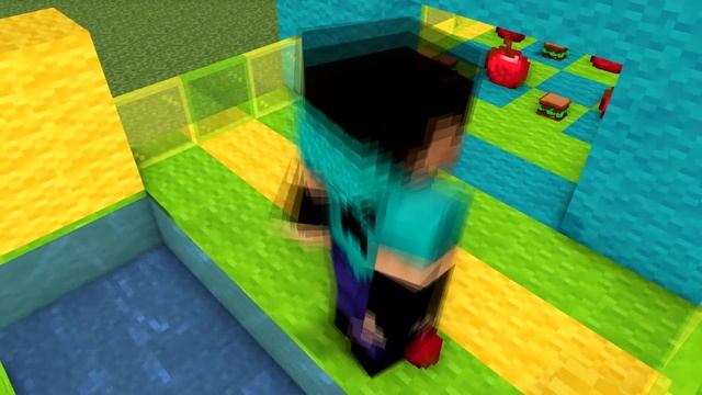 Monster School: Bounce Big Mobile Game Max Level LVL Noob Pro Hacker - Minecraft Animation смотреть онлайн
