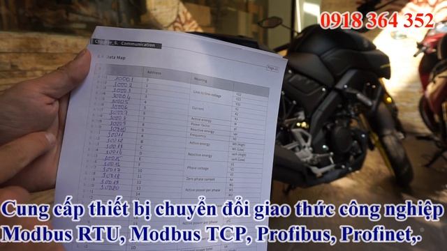 Thông số Modbus RTU RS485 trên thiết bị thực tế смотреть онлайн