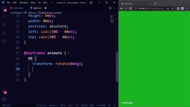 PURE CSS LOADER - USING HTML & CSS | CODEXBABA смотреть онлайн