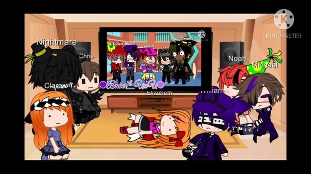 Afton family + Noah and Nigthmare react to Last friday nigth смотреть онлайн