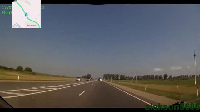 Дорога Р-251 23rus : Краснодар - Новомышастовская - Телегин - Трудобеликовский смотреть онлайн