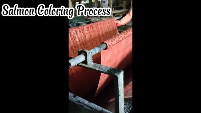 MAKING BEACH SARONG GREY SALMON COLOR. Handstamp Batik Making Process. TUTORIAL BATIK CAP смотреть онлайн