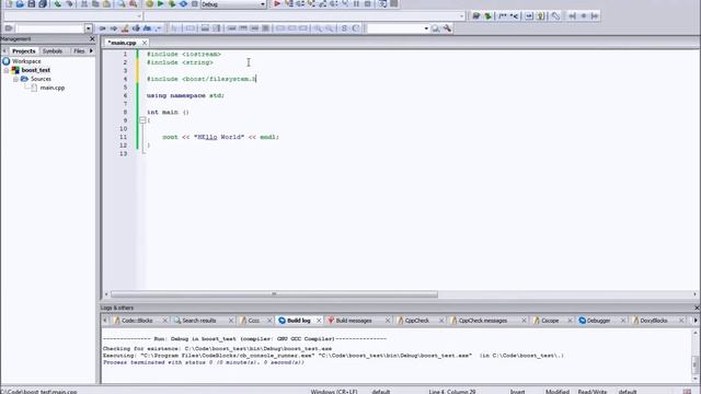 Code::Blocks - Linking to Boost C++ Libraries on Windows смотреть онлайн