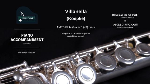 Villanella (Koepke) - Piano Accompaniment (sample) смотреть онлайн