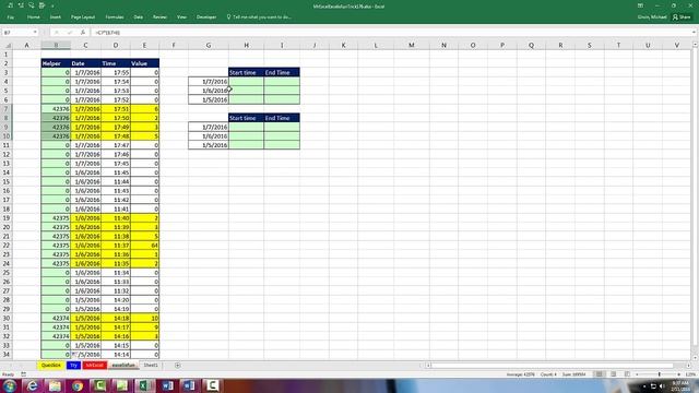 Mr Excel & excelisfun Trick 176: Complicated Start & End Time Lookup: Helper Column or Array Formul смотреть онлайн