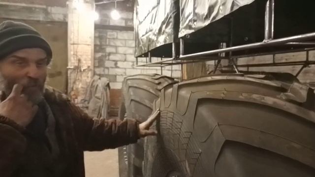 Вездеход 6х6 на шинах Арктиктранс 1700х750 с тентом Уаз фермер смотреть онлайн
