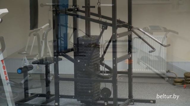 База отдыха Милоград - тренажерный зал, Отдых в Беларуси смотреть онлайн