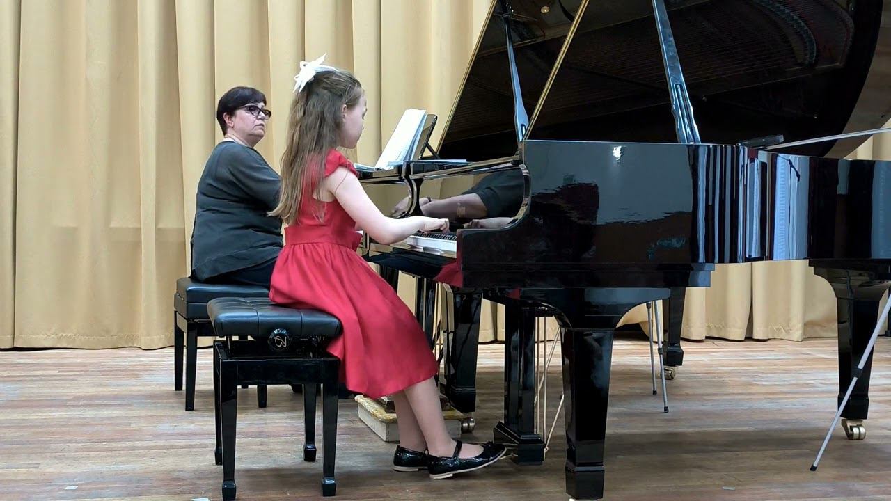 8. И. Беркович - Концерт до мажор 3 часть. Исп. Герасимова Елизавета (3 класс) смотреть онлайн