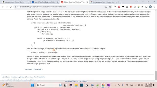 Java8 | 42 | Integer Overflow/underflow Issue while using Comparator смотреть онлайн
